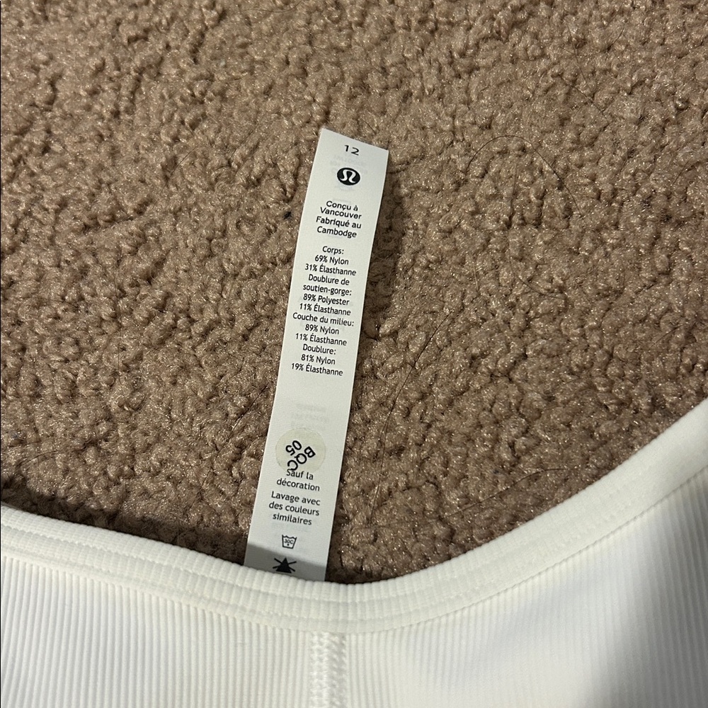 Lululemon White Ribbed Contoured Unitard - Picture 6 of 10